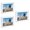 3, variant on Clear Acrylic Scalloped Magnetic Photo Frame with Easy Insert Change