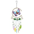 thumbnail image 2 of Kokovifyves Spring and Summer Decorations Hummingbird Butterfly Wind Chime Metal Craft Decoration Garden Balcony Pendant, 2 of 5