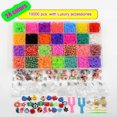 thumbnail image 3 of Diy Hand Made Rubber Bands Twist Loom Set Rubber Loom Bands Kits Friendship Bracelet Maker Making Kit For Kids In Stock, 3 of 5