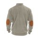 thumbnail image 4 of pstuiky mangas largas para hombre, Sudadera informal de pana con cuello alto, cremallera y manga larga para hombre salir tops xl, 4 of 7