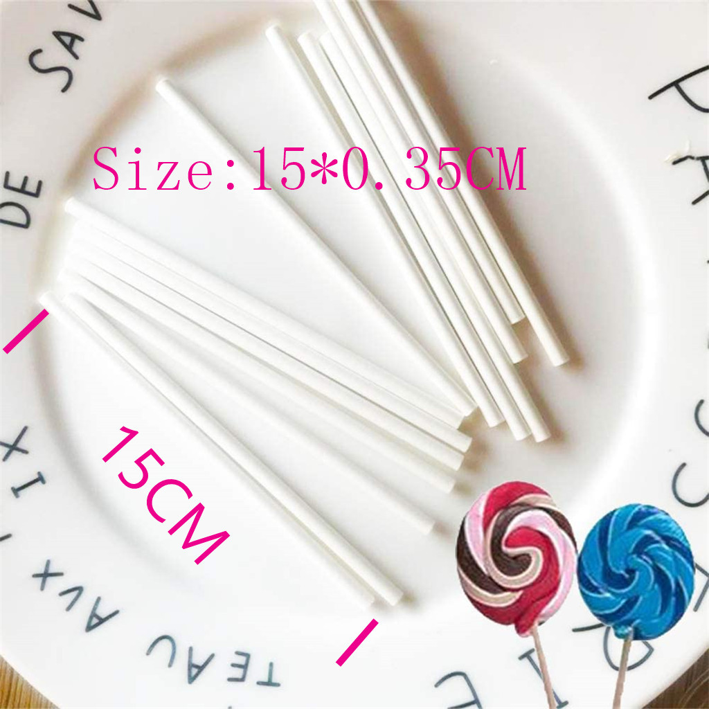 1500 Root Lollipop Plastic Sticks DIY Baking for Candy Chocolate Cake  Cookies Party Food Making Tools（8cm*3.0mm） - AliExpress