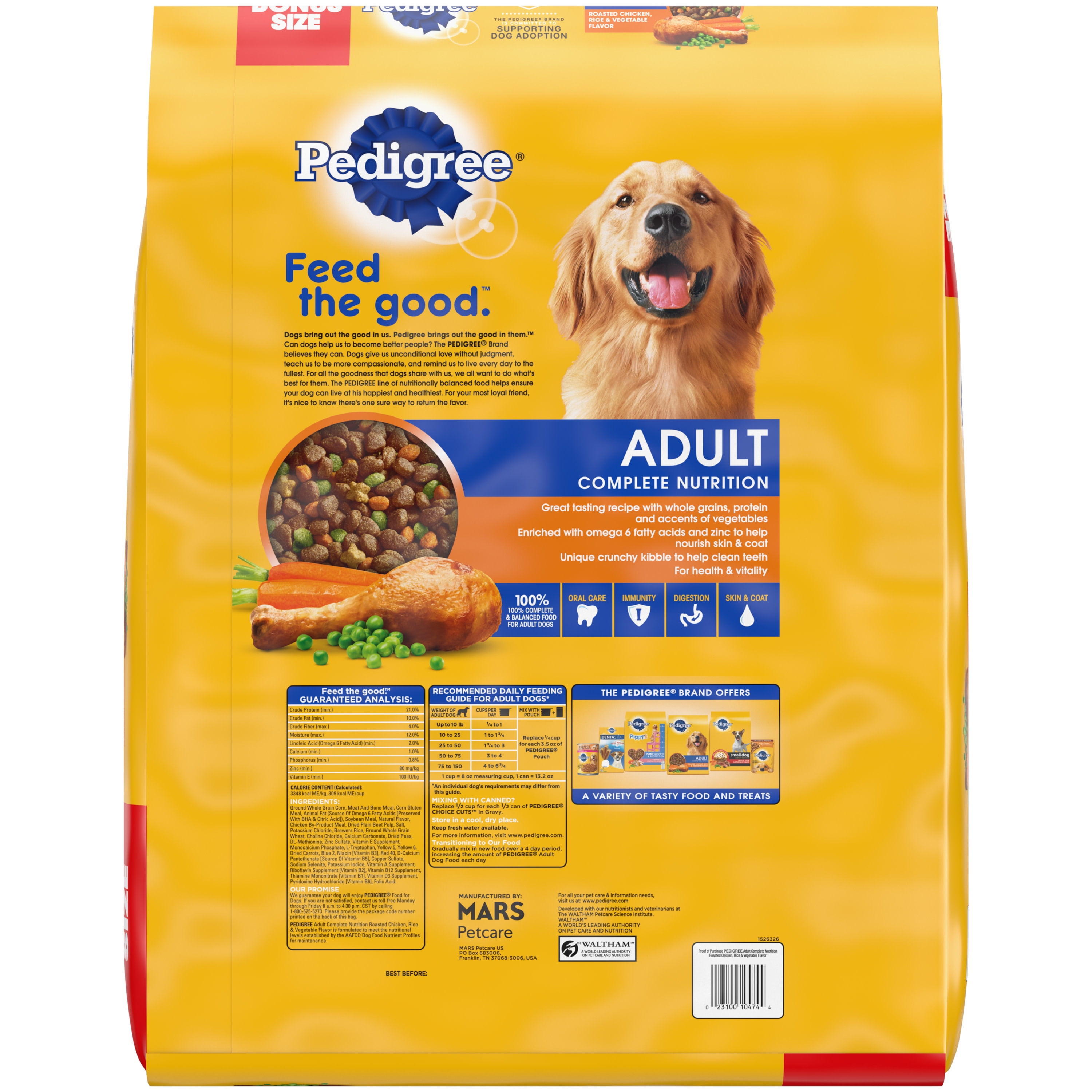 Pedigree 50 hot sale lb bag walmart