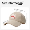 thumbnail image 6 of I May Be Wrong But I Doubt It Hat Corduroy Baseball Cap Vintage Adjustable Trucker Caps for Outdoor Travel Beige, 6 of 9