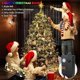 thumbnail image 3 of Motion Sensor Music Christmas Lights Outdoor Indoor, 108FT 300LED Christmas Tree Lights, Warm White Christmas String Lights for Tree Party Decorations, 3 of 5