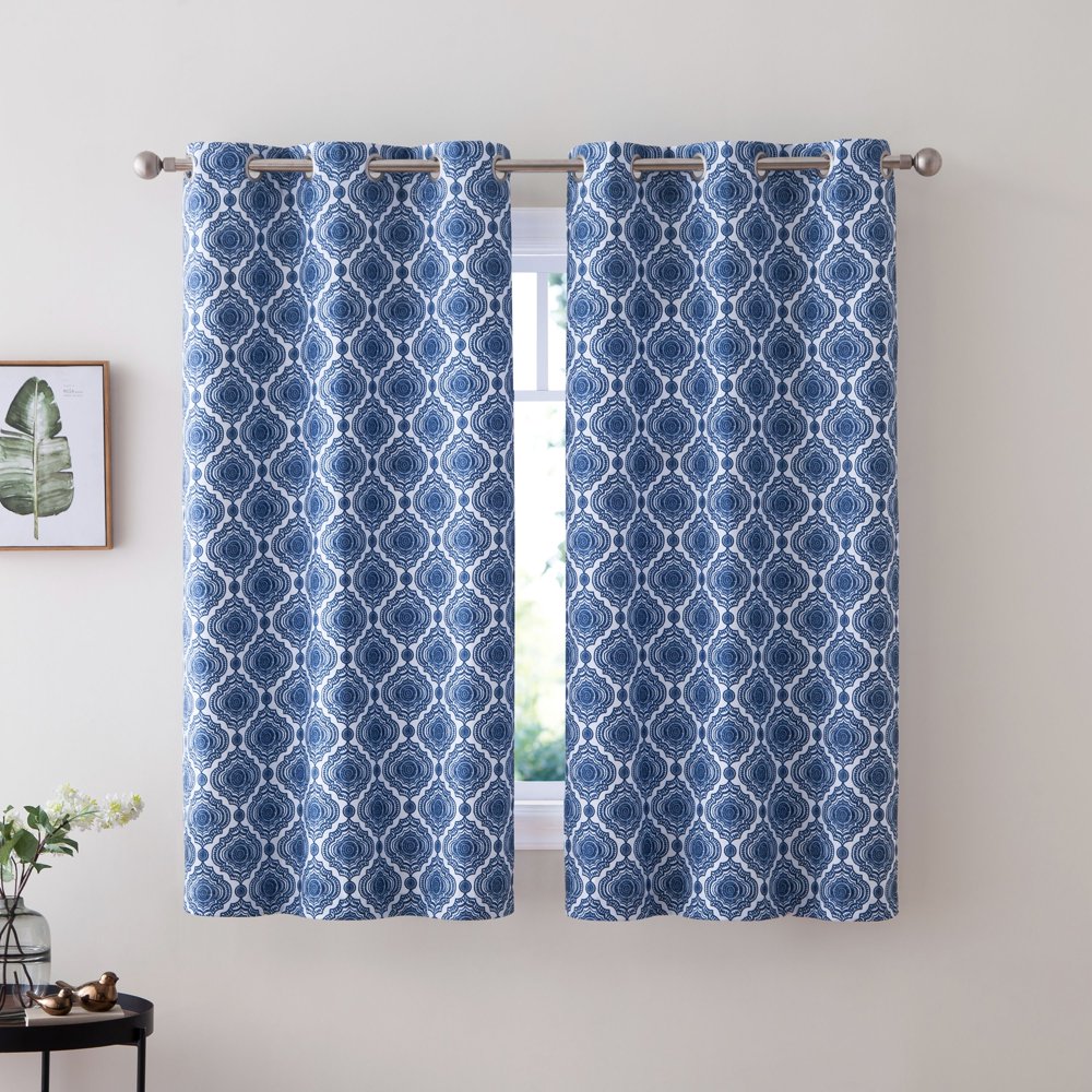 Mainstays Medallion Print Panel Pair, Two Panels