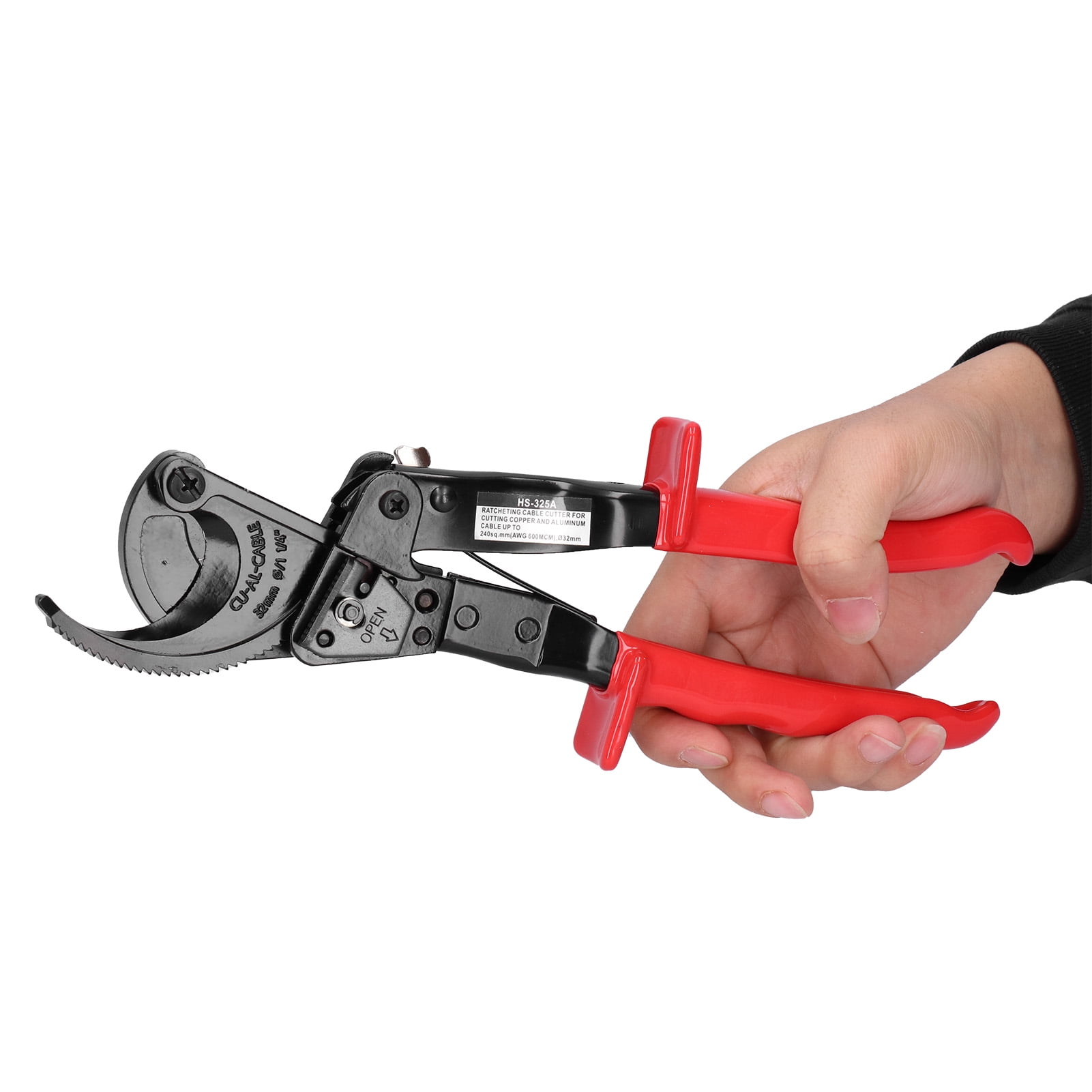 Crimping Tool with Ratchet,Ratcheting Cable Cutters， Ratchet Crimping Tool Wire Terminal Crimper Plier HS-325A