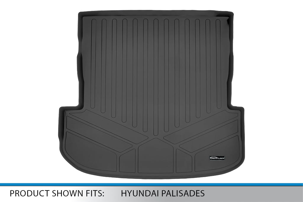 Fits SmartLINER Cargo Liner Floor Mat Black 2020-2021 Fits Hyundai Palisade