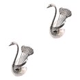 thumbnail image 1 of Yuarrent Soporte de base de cisne con 6 cucharas de helado, cucharaditas, café, postre, azúcar Type1, 1 of 1