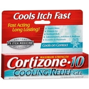 Cortizone-10 Cooling Relief Anti-Itch Gel 1 oz (Pack of 2)