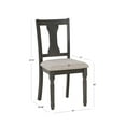thumbnail image 6 of Powell Willow Grey Side Chair, 6 of 14