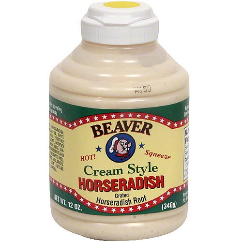 Beaver Brand Hot Cream Horseradish, 12 oz (Pack of 6) by Generic
