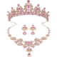 thumbnail image 1 of 1 conjunto Joya nupcial Corona nupcial y joyería Joyería de boda Juego de joyas de nupcias Collar de aretes de tiara, 1 of 2