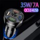 thumbnail image 4 of Speravity de coche USB Teléfono multipuerto Carga rápida Adaptador de encendedor Divisor de extensión RV Camión Conductor Electrónica Paneles de instrumentos para automóviles Negro Speravity VI015278-01B, 4 of 6
