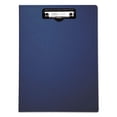 thumbnail image 2 of Portfolio Clipboard with Low-Profile Clip, Portrait Orientation, 0.5" Clip Capacity, Holds 8.5 x 11 Sheets, Blue | Bundle of 10 Each, 2 of 5