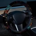thumbnail image 2 of Bear 14.5 Inch Printing PVC Leather Car Wheel Cover Steering Wheel Cover Auto Accessories, 2 of 6
