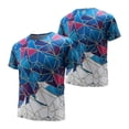 thumbnail image 4 of CHIHILL Men's Seamless Running T-Shirt - Lightweight Quick Dry Athletic Tee with Reflective Logo & Side Slit, 4 of 16