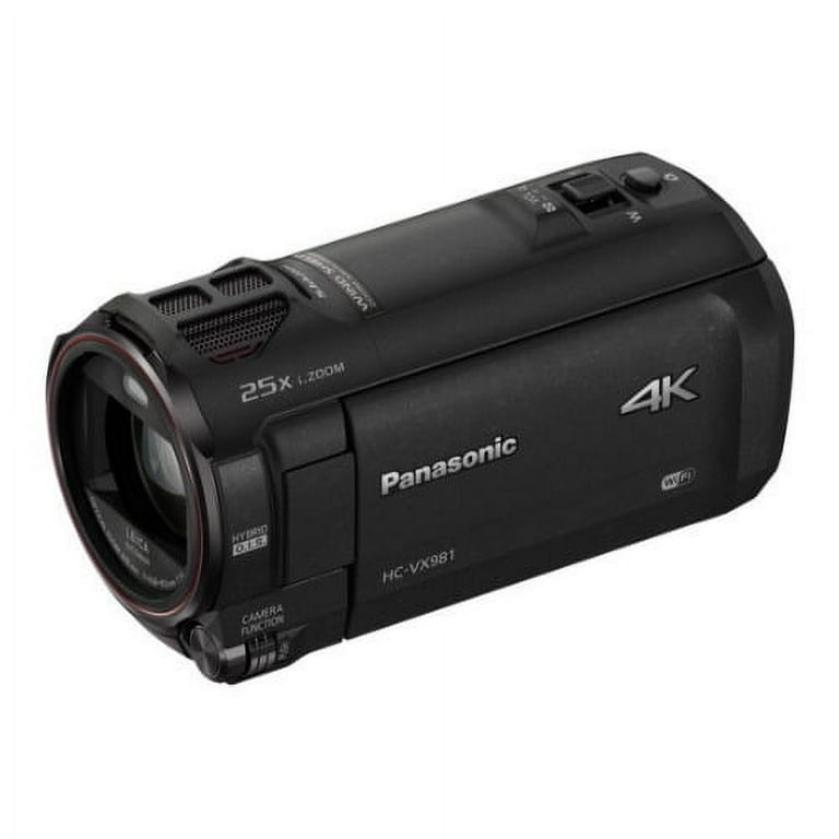 Panasonic HC-VX981K 4K Ultra HD Digital Video Camcorder with 64GB