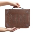thumbnail image 2 of HELLHERO Brave Belief Church Bible Bag for Women, Durable Handle Bible Carrying Case with Waterproof for Study Christian Prayer Bible Study, 2 of 12