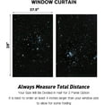 thumbnail image 5 of Galaxy Kitchen Window Curtains 27.5 x 39 Inch Small Short Mini Cafe Rod Pocket Space Universe Kids Black Nebula for Living Bedroom Room Home Treatment Set of 2 Curtain Panels Drapes Tiers, 5 of 6