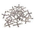 thumbnail image 4 of 20 Piezas Colgantes de para Accesorios de Artesanía de de Joyería Sunnimix Antiguo colgante de dijes cruzados, 4 of 8