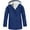 Navy, variant on Girls All Weather Lined Raincoat Windbreaker Hooded Jacket for Outdoor Hiking Camping Winter Warm Thermal Windproof Softshell Coat-Girls Jacket,Boys Jacket,Size:11-12 Years