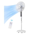thumbnail image 1 of PELONIS Ventilador de pie con pedestal oscilante de 16" | Altura ajustable | Motor CC ultra silencioso | Control remoto | 12 velocidades | Temporizador de 12 horas | Alta eficiencia energética, 1 of 5
