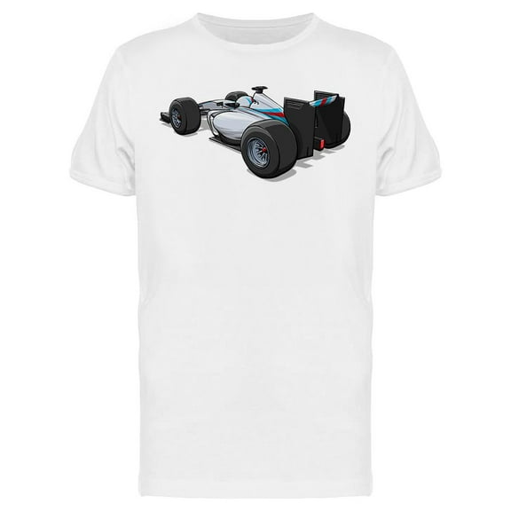 Racing Car Back View T-Shirt Men -Image by Shutterstock, Male 3X-Large