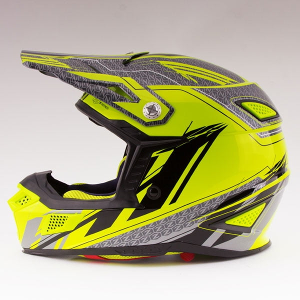 Zox ZMX10 Concept Offroad Helmet HiViz Yellow
