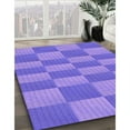 thumbnail image 2 of Ahgly Company Indoor Square Patterned Purple Mimosa Purple Area Rugs, 6' Square, 2 of 6