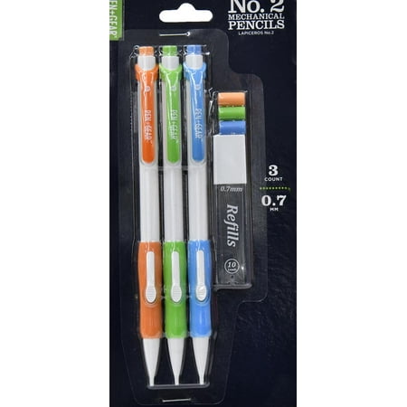 Pen + Gear Mechanical Pencils with Bonus Refills, 3 pack