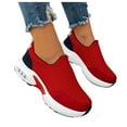thumbnail image 6 of Rotm Womens Athletic Sneakers Womens Sneakers Air Cushion Running Shoes Lightweight Tennis Walking Shoes Mesh Breathable Gym Work Fashion Sneakers Athletic Comfortable Casual Red,42, 6 of 6