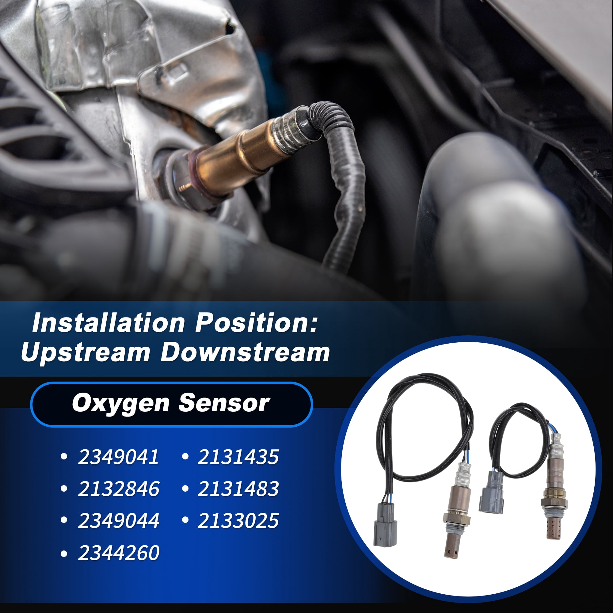 Unique Bargains 2Pcs Oxygen Sensor for Toyota Camry 2003-2011