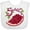AA-White, variant on Inktastic Sweet Pomegranate Boys or Girls Baby Bib