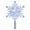 Blue, variant on HAITIANS Christmas Tree Top Decoration, Led Rotating Snowflake Projector Light, Silver Sequins Inserted Into The Indoor Family Christmas And New Year Party Holiday Night Christmas Tree Decoration