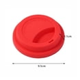 thumbnail image 2 of Silicone Lids, Leak Proof, Reusable, Black, 6 Pack, 2 of 5
