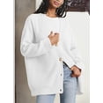 thumbnail image 6 of Popular Solid Color Cardigan Sweater Coat For Women, 6 of 7