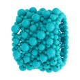 thumbnail image 1 of stanreset Female Beads Charm Stretch Crafts Bracelet Handmade Bracelets Multicolor Hand Chain Wedding Party Gift Decoration Blue, 1 of 6
