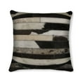 thumbnail image 2 of 18" x 18" x 5" Modern Tricolor Torino Kobe Cowhide  Pillow, 2 of 3