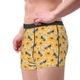 thumbnail image 2 of Wukai Bee Wasp Print Men’s Underwear Breathable Boxer Brief for Men,&nbsp;Moisture Wicking & Breathable-Small, 2 of 5