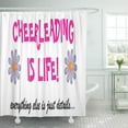 thumbnail image 1 of ABPHQTO Sports Cheerleading is Life Leisure Cortina de ducha 160x180 cm, 1 of 1
