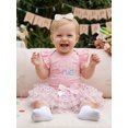 thumbnail image 5 of RUINIXCW Baby Girl First Birthday Cake Mesh Outfit 1st Birthday Clothes One Years Old Rainbow Sprinkles Fly Sleeve Romper Tulle Tutu Skirt Headband 3 Piece Set, 5 of 9