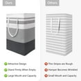 thumbnail image 5 of Semfri 3Pack Large Laundry Hamper 75L Waterproof Freestanding Laundry Hampers Foldable Storage Box with Extended Handles for Clothes Toys in Dorms and Homes - Gradient Grey, 5 of 7