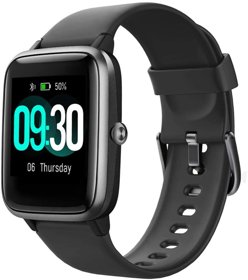 One Size Fitbit Versa Lite Wearable Smartwatch S & L Bands Included 3 Colors 