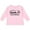 AD-Pink, variant on From Santa Fe New Mexico in Black Distressed Text Boys or Girls Long Sleeve Toddler T-Shirt