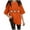 Orange_1, variant on Godom Plus Size Halloween Shirts for Women Cute Ghost Shirt Fall Graphic Tees Top Pumpkin Short Sleeve Tops