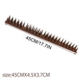 thumbnail image 3 of Plastic Bird Spikes, 17.72-Inch Bird Deterrent Strip with Breakaway Sections for Pigeons on Fence, Roof, Railing and Ledge, Gray, 3 of 8