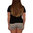 thumbnail image 3 of Reebok Tie Front Graphic playera para mujer, color negro, grande, 3 of 4