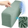 thumbnail image 2 of Couch Arm Covers Furniture Protector Washable Armchair Slipcovers (Green), 2 of 9