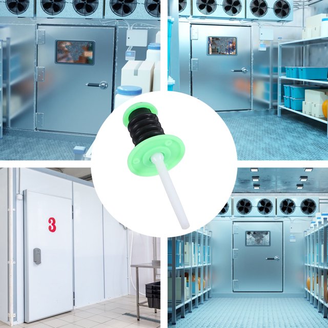 UPOUART Dispositivo De Seguridad Para Puerta De Refrigeración Verde Para Cámaras Frías Industriales