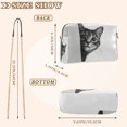 thumbnail image 4 of FORMRS Women Crossbody Purse with Chain Strap Vegan Leather Shoulder Handbag, Black Cute Cat, 4 of 7